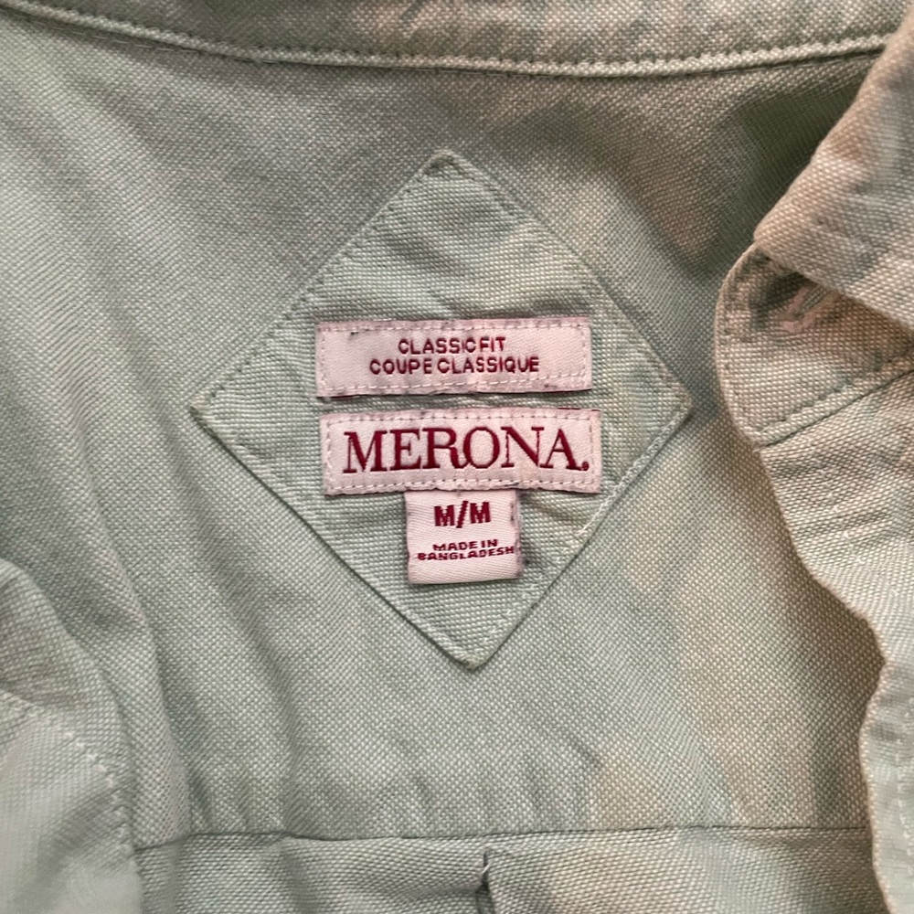 Light Green Button Up - Picture 5 of 6